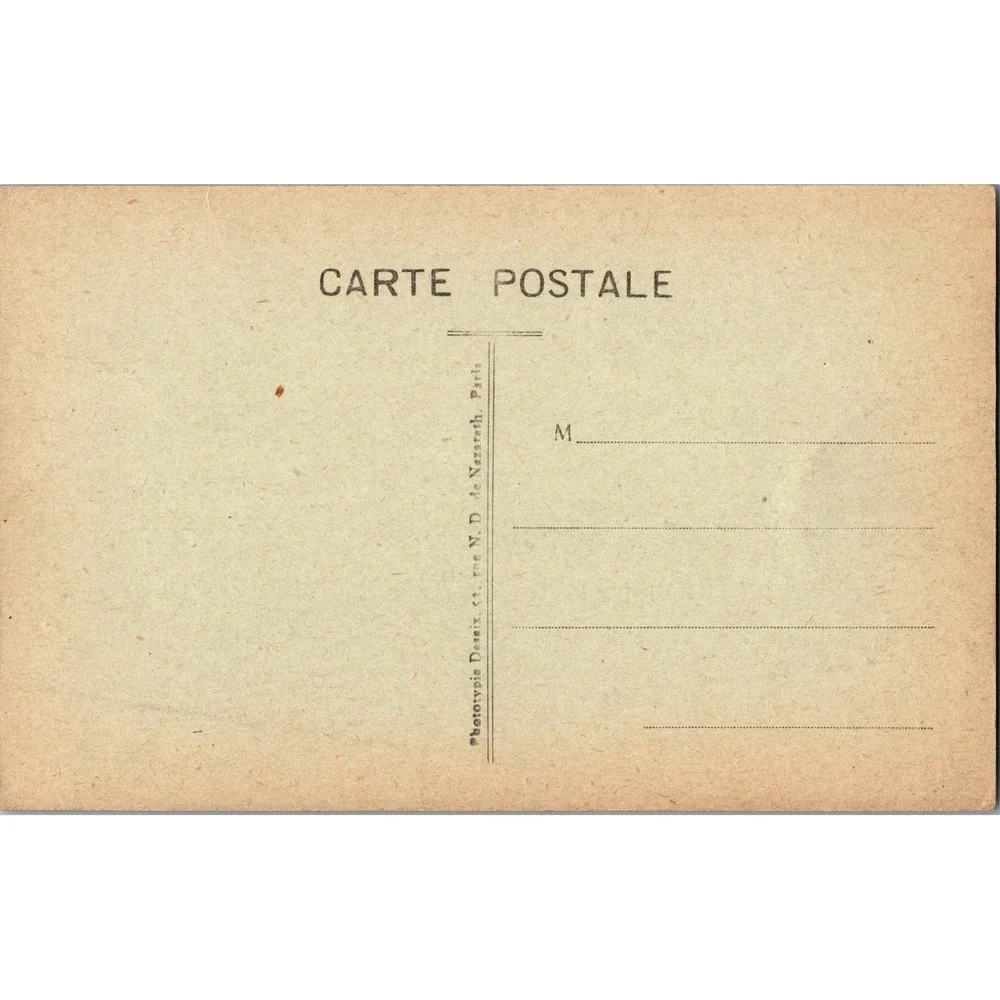 Vintage Ravieres‎ Yonne France L'Hôtel de Ville Postcard c. Early 1900s